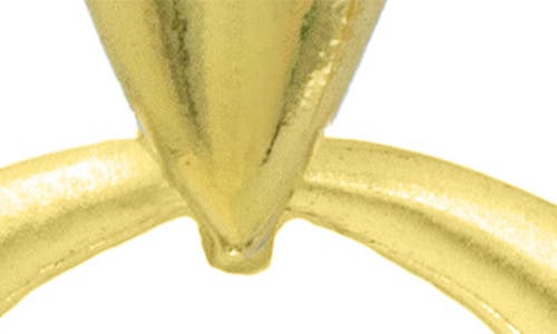 La Meno Roman Holiday Hoop Earrings In Gold