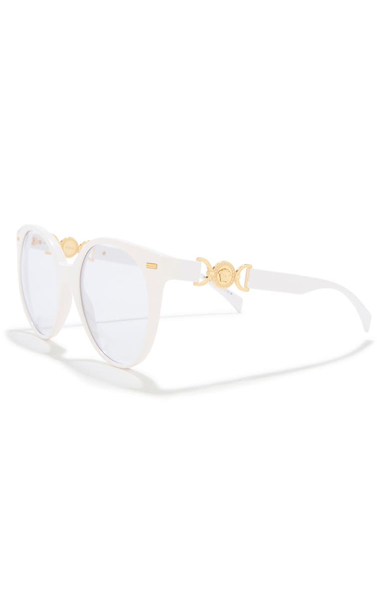 Versace 55mm Round Phantos Optical Glasses, Alternate, color, 