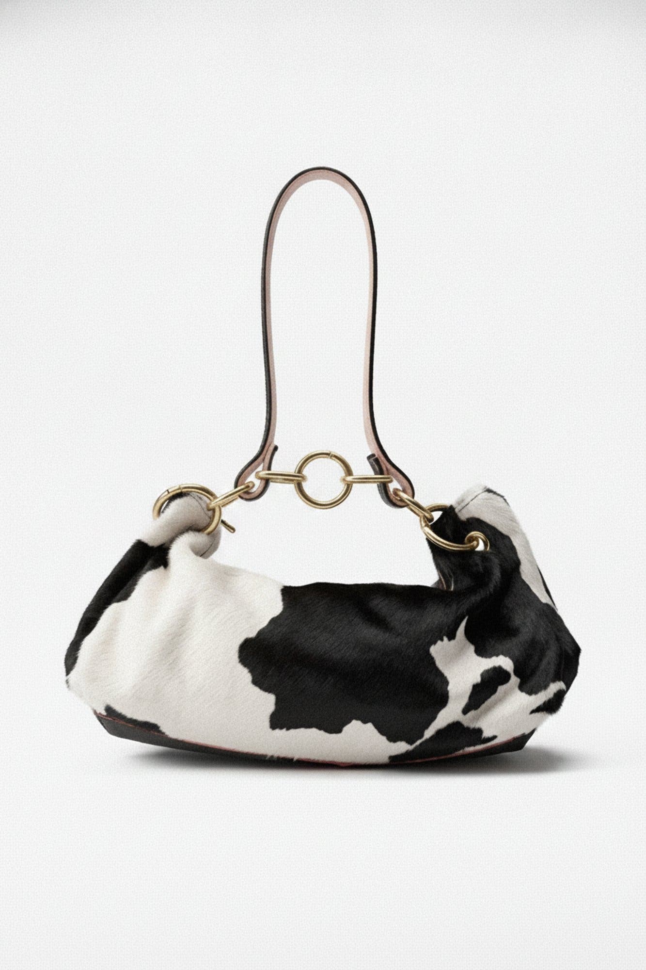 Black White Cow Print