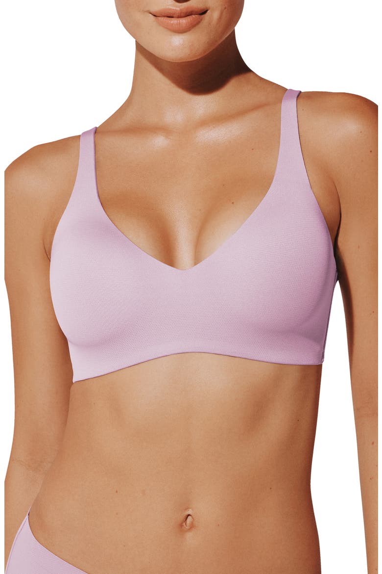 TempSync™ Wireless Plunge Bra, Main, color, MACARON