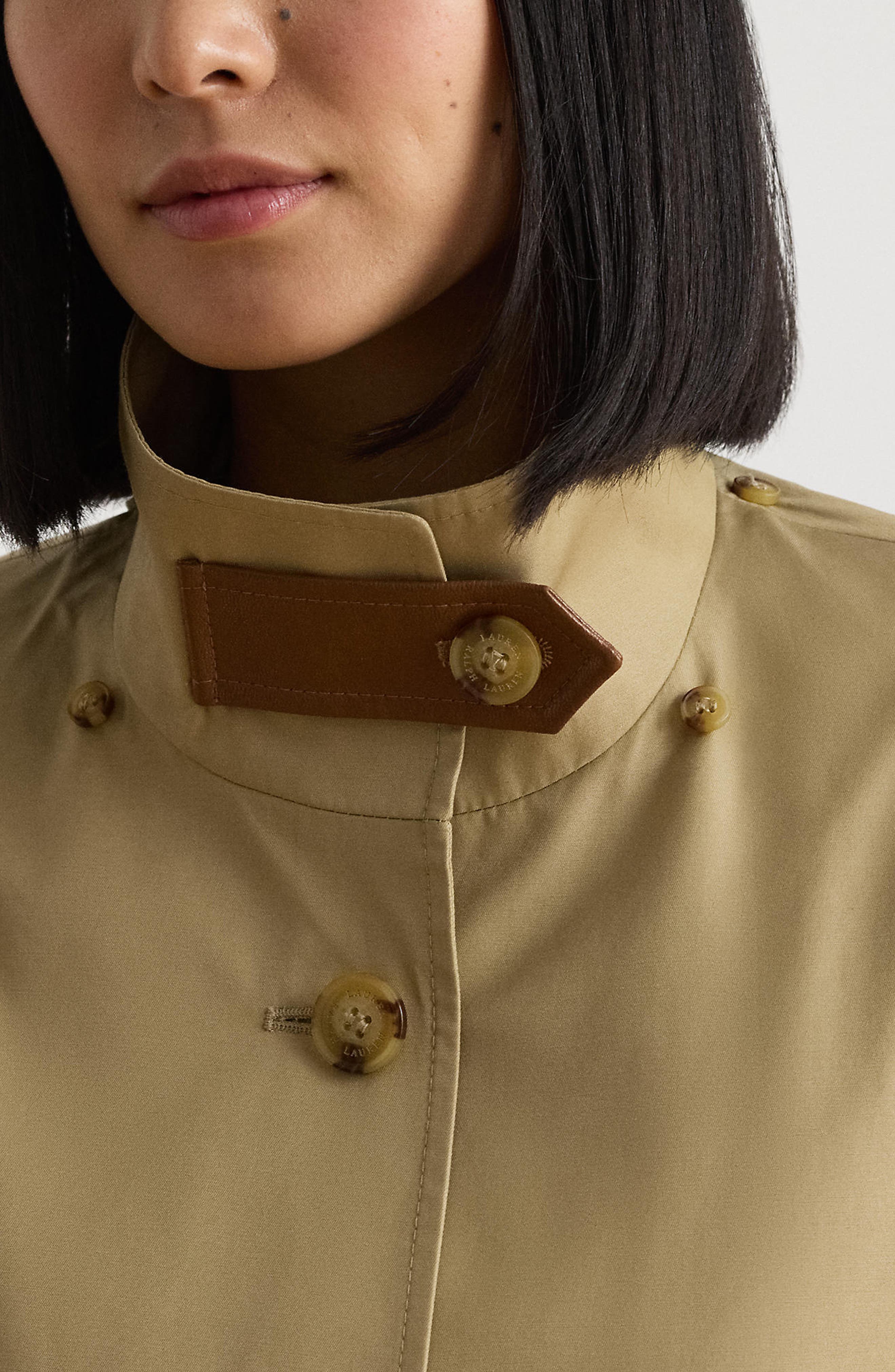 Женские куртки Lauren Ralph Lauren Hooded Cotton Blend Coat — фото 3