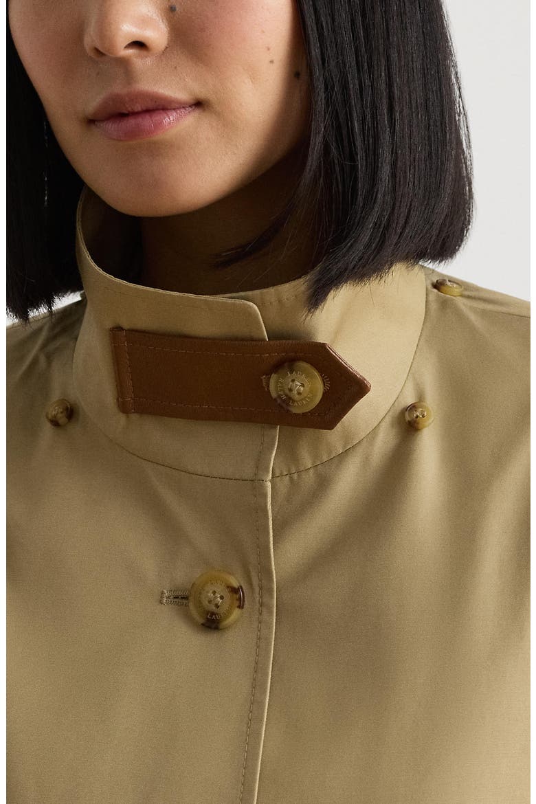 Hooded Cotton Blend Coat, Alternate, color, BIRCH TAN