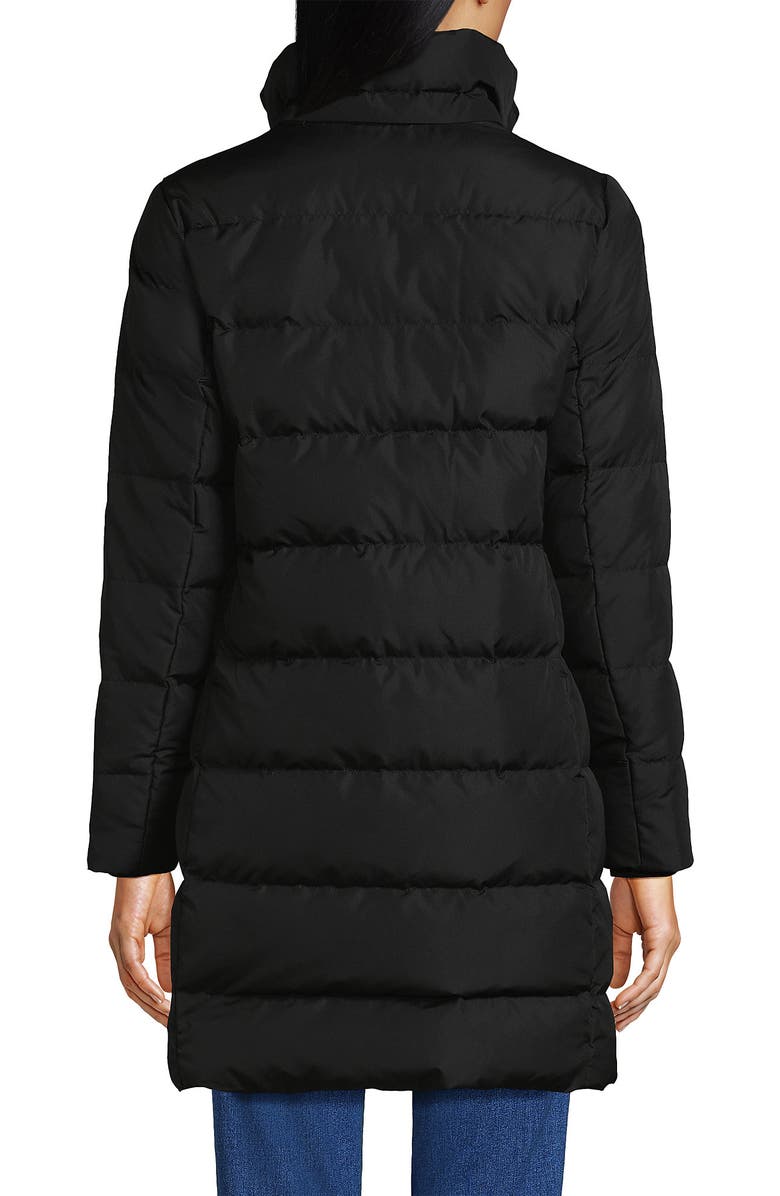 Lands' End Down Winter Coat, Alternate, color, Black