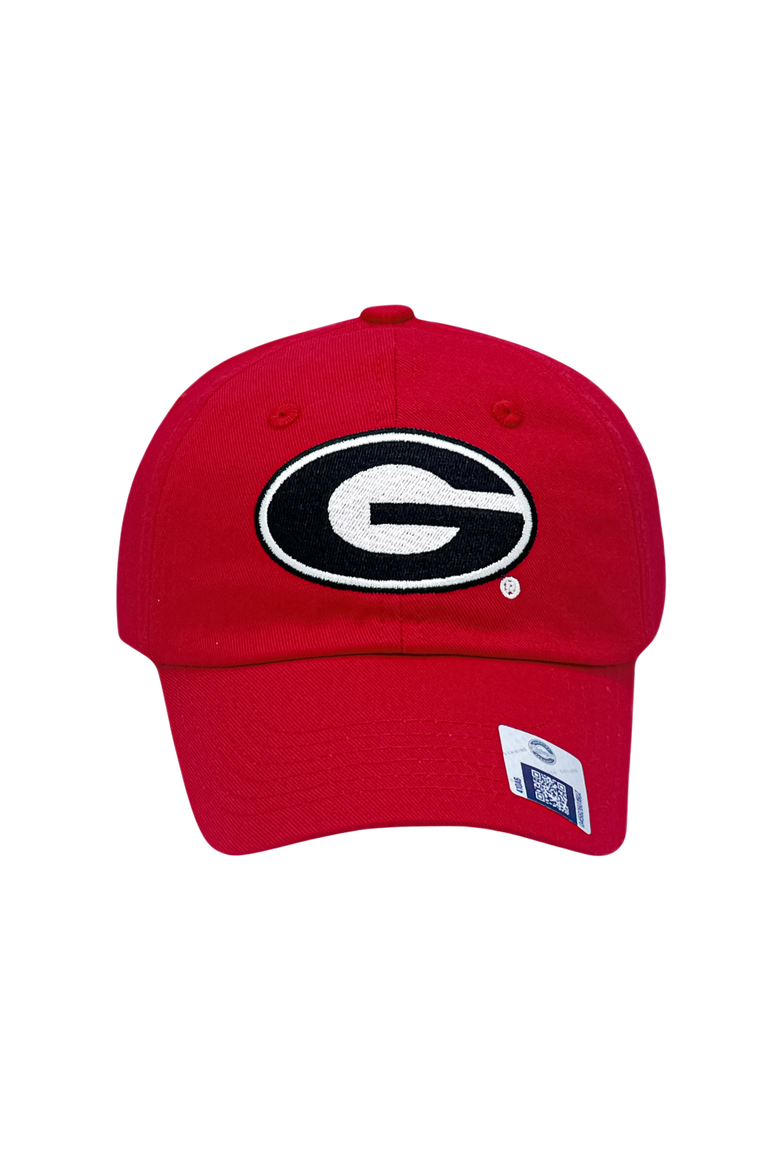 Georgia Bulldogs Baseball Hat, Main, color, Red