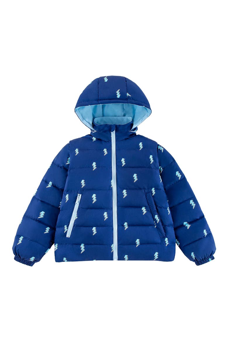 Kids' Tanner Reversible Convertible Hooded Jacket, Main, color, BLUE