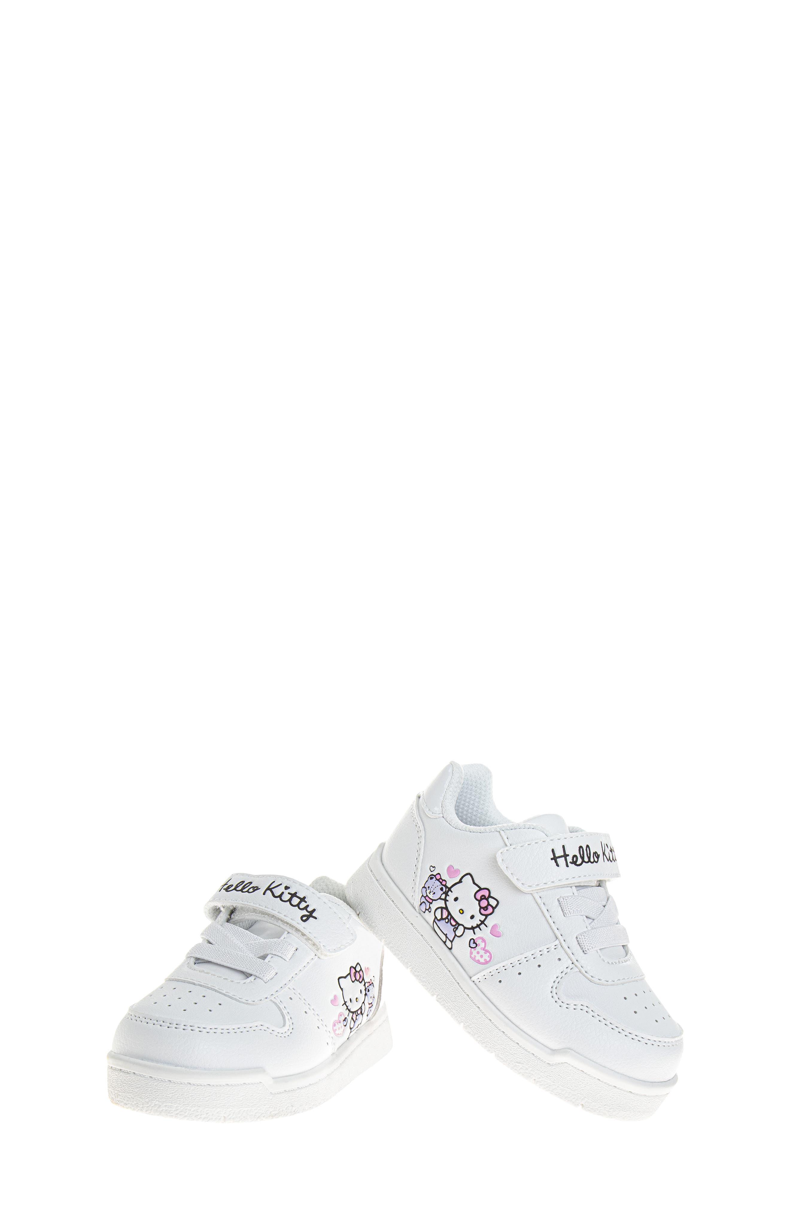 Kids' Hello Kitty® Sneaker, Alternate, color, WHITE