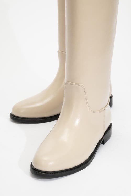 Prologue Shoes Yoko Knee High Boot In Neutral