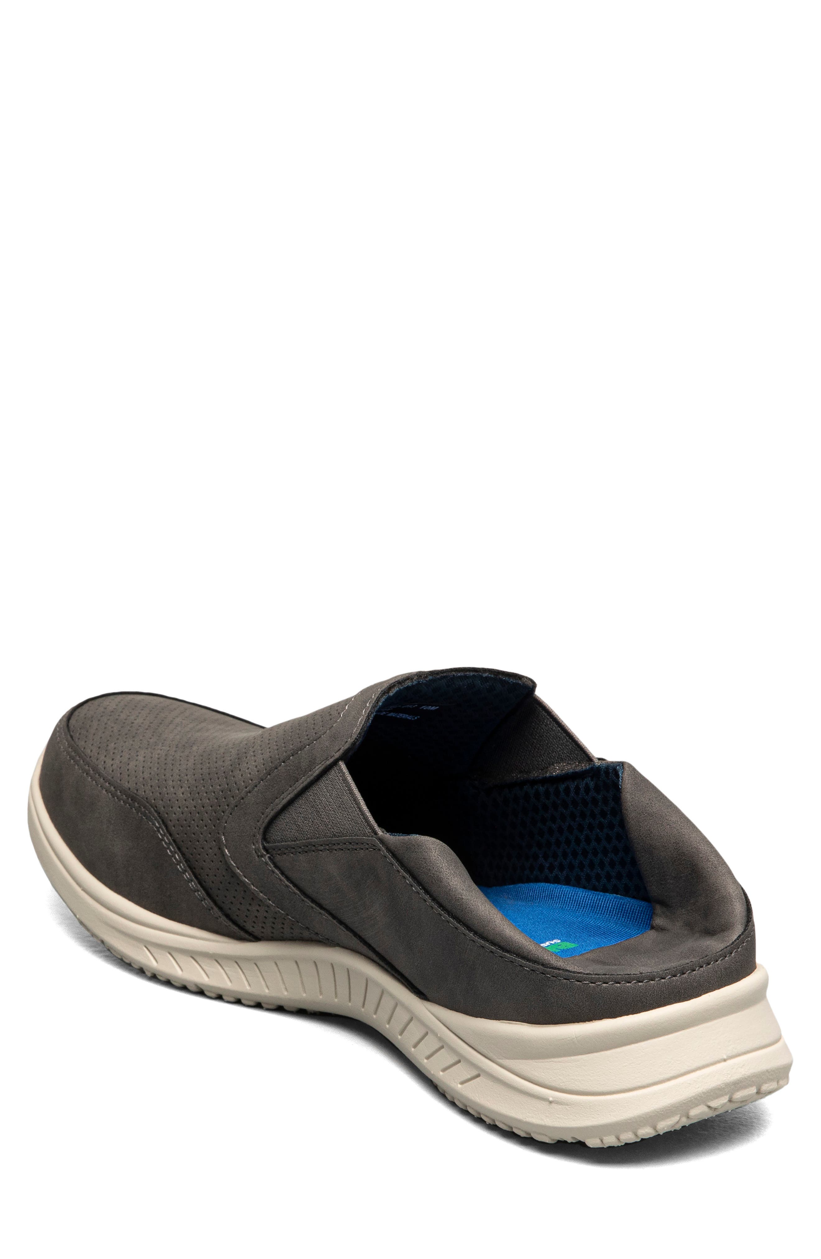 NUNN BUSH Conway EZ Slip-On Sneaker - Wide Width Available, Alternate, color, Charcoal