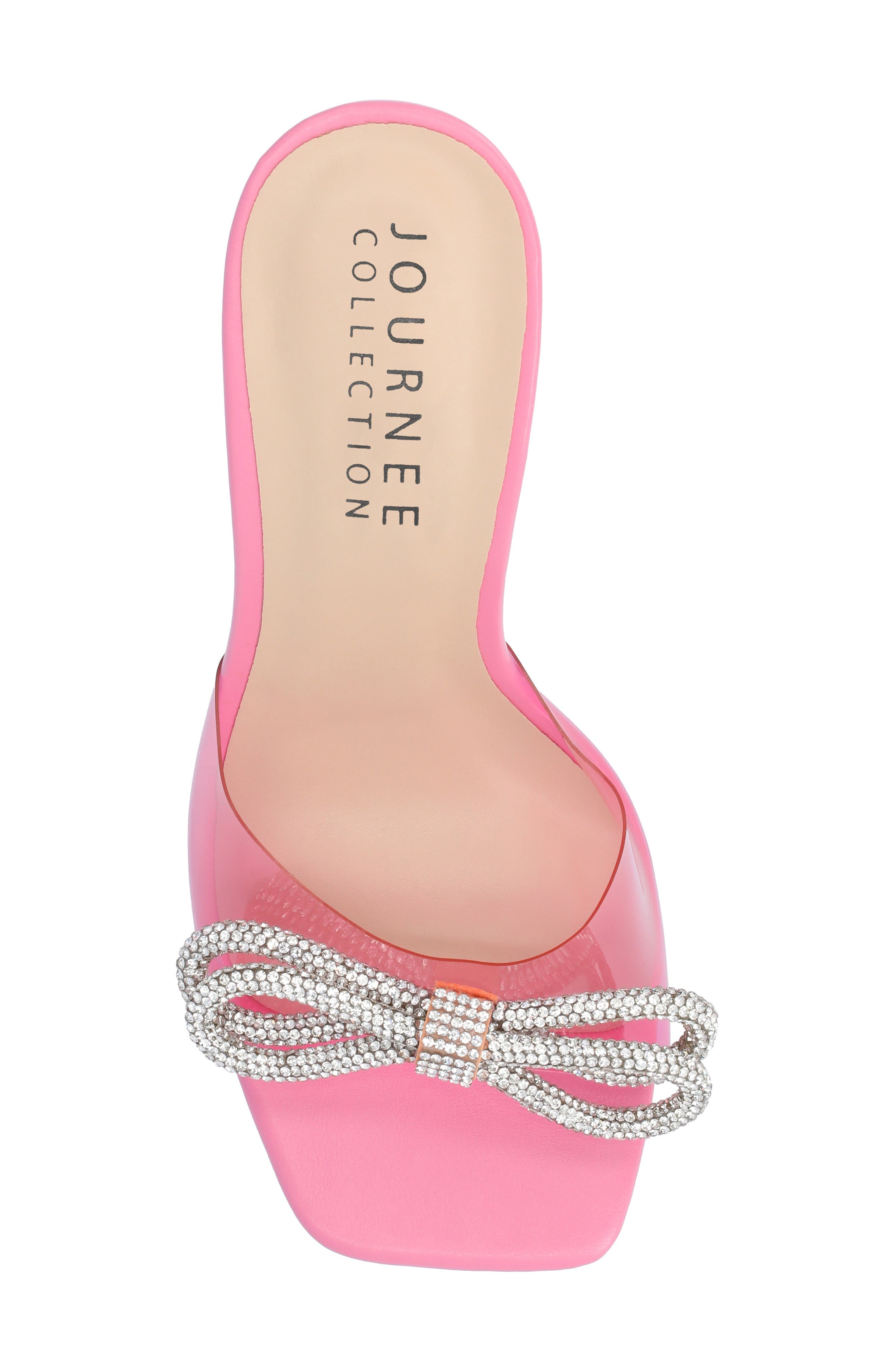 Fenella Embellished Clear Strap Stiletto Sandal, Alternate, color, PINK