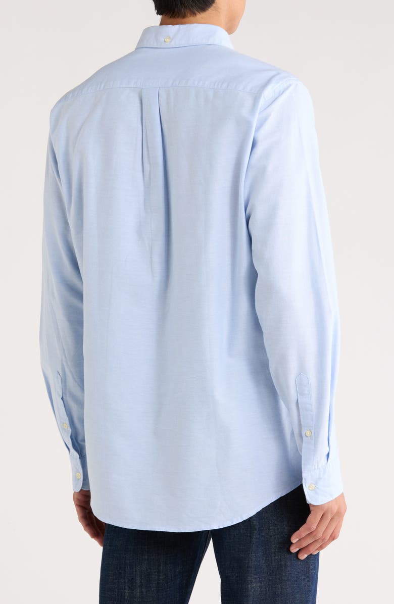 Barbour Oxtown Tailored Fit Cotton Button-Down Shirt, Alternate, color, Sky