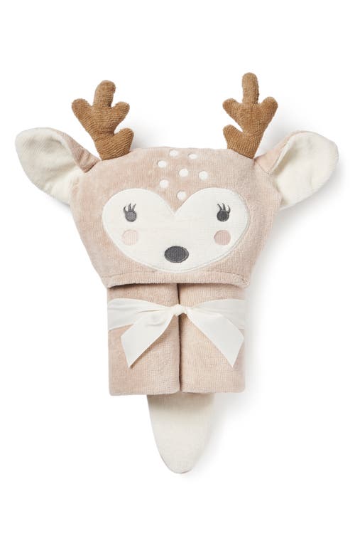ELEGANT BABY ELEGANT BABY TERRY VELOUR HOODED FAWN TOWEL