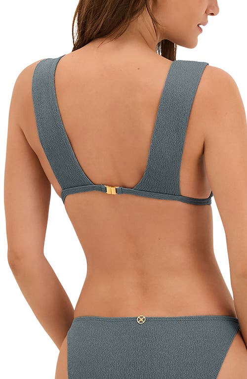 Vix Paula Hermanny Firenze Candice Elisa Triangle Bikini Top In Blue