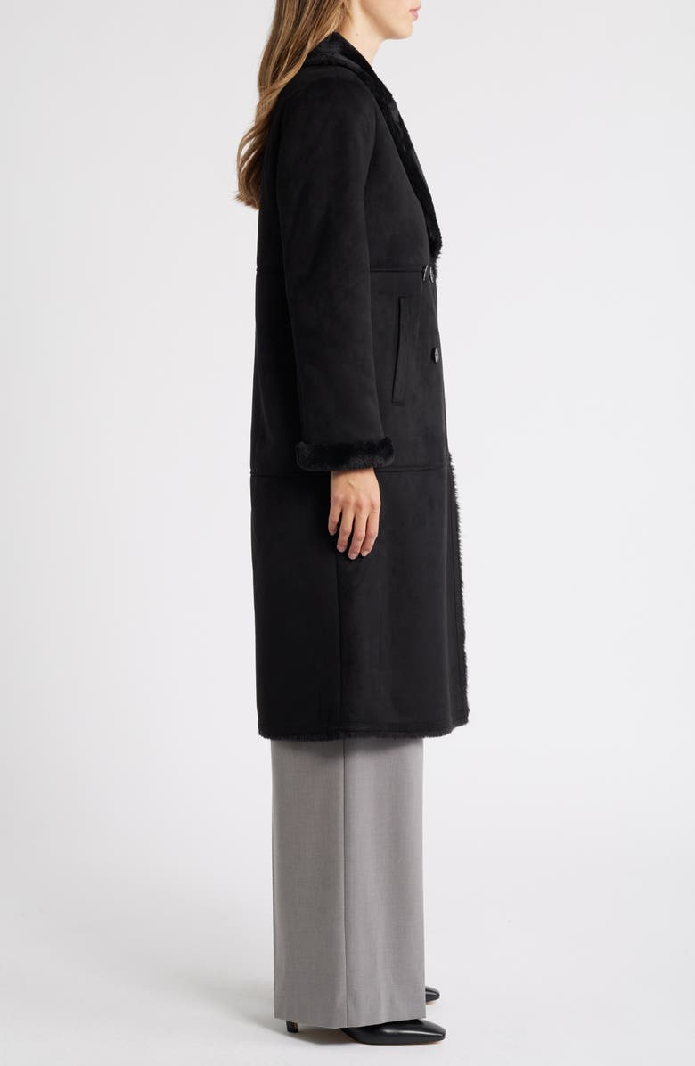 Lauren Ralph Lauren Faux Shearling Coat, Alternate, color, 