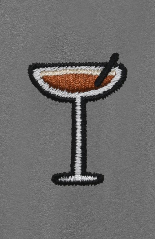Dalix Espresso Martini Cropped Hoodie In Deep Heather