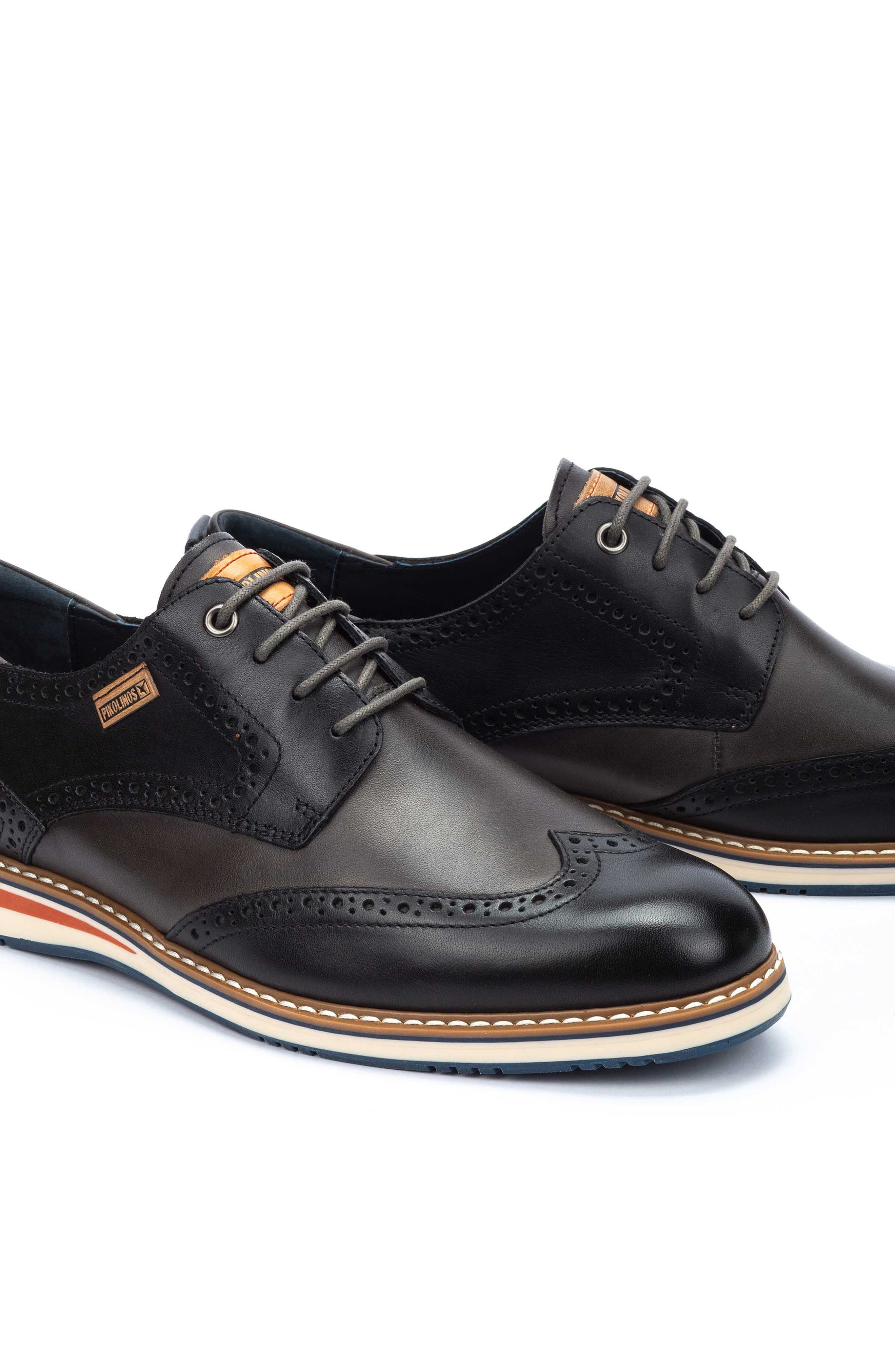 PIKOLINOS Avila Wingtip Derby, Alternate, color, Black