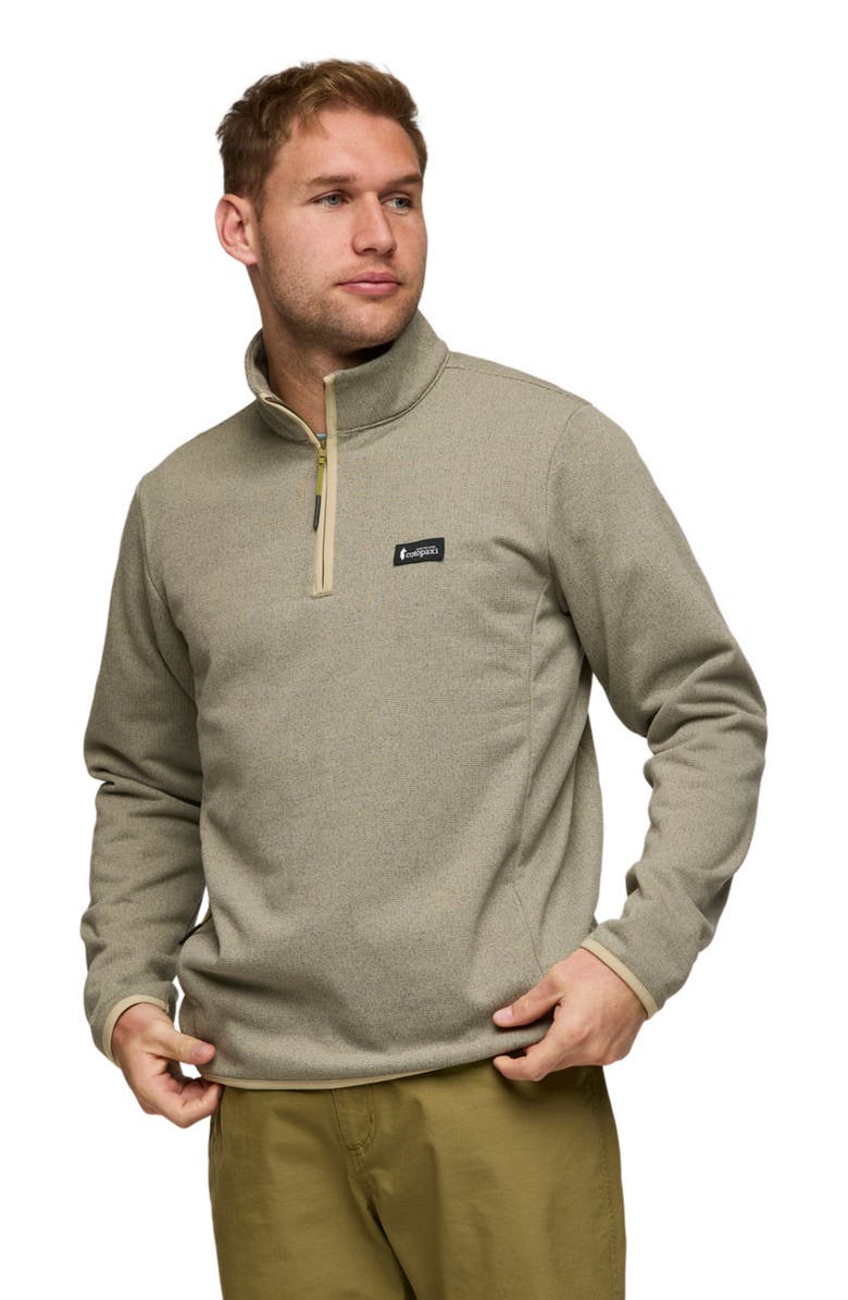Cotopaxi Envo Fleece Quarter-Zip Pullover - Men's, Alternate, color, Heather Pebble