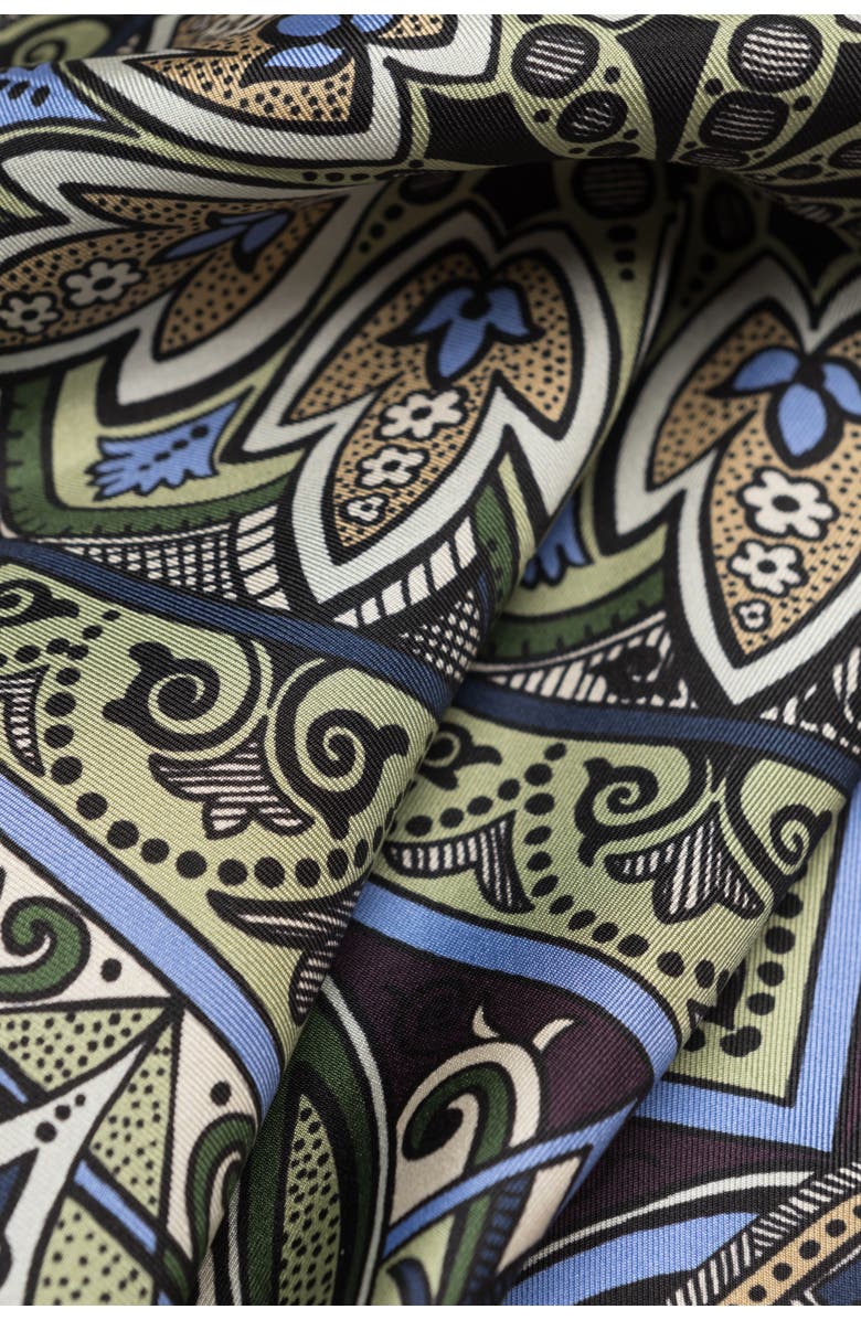 Elizabetta Tragara - Silk Pocket Square for Men, Alternate, color, 