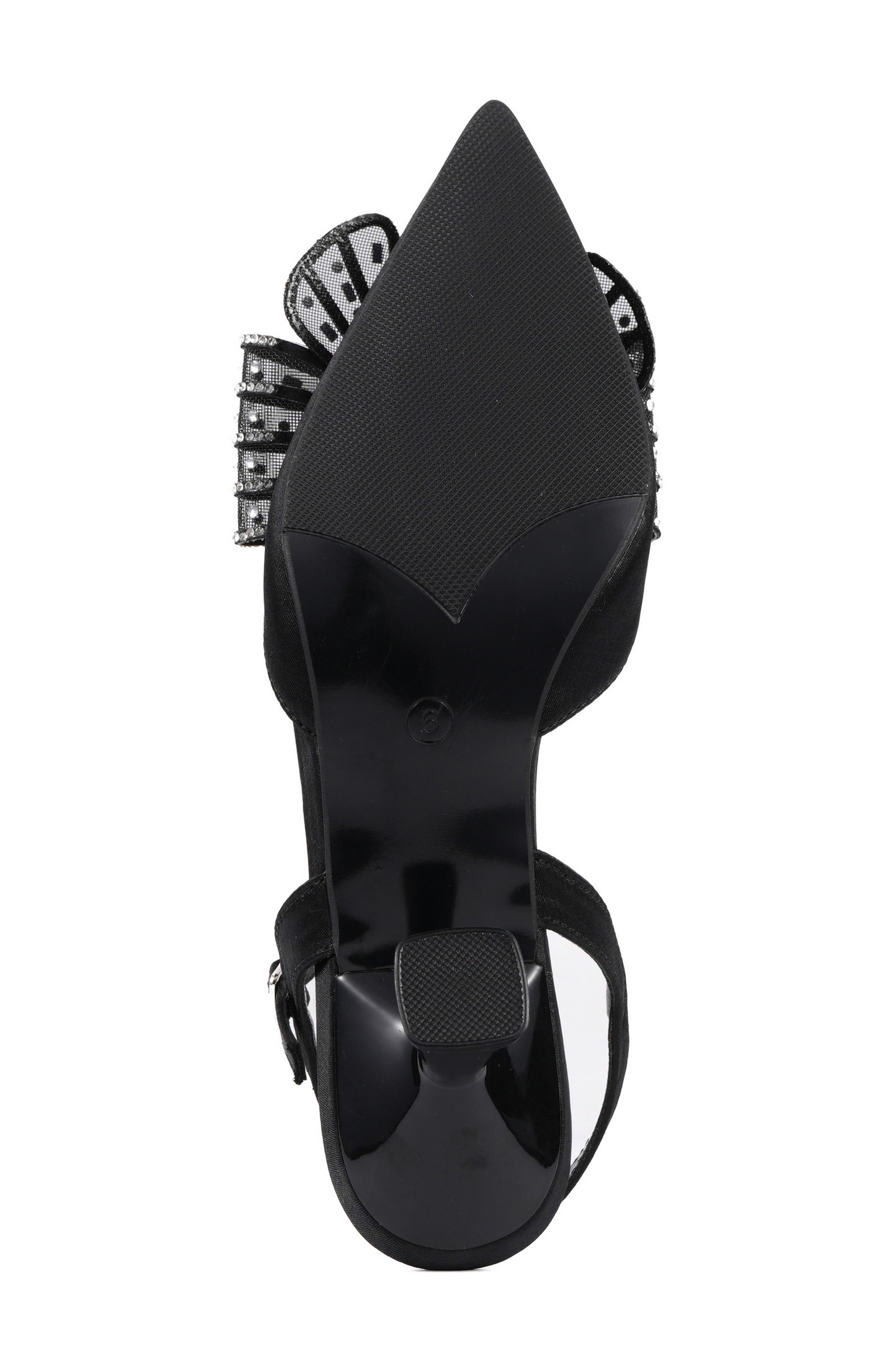 LADY COUTURE Leslie Pointed Toe Pump, Alternate, color, Black