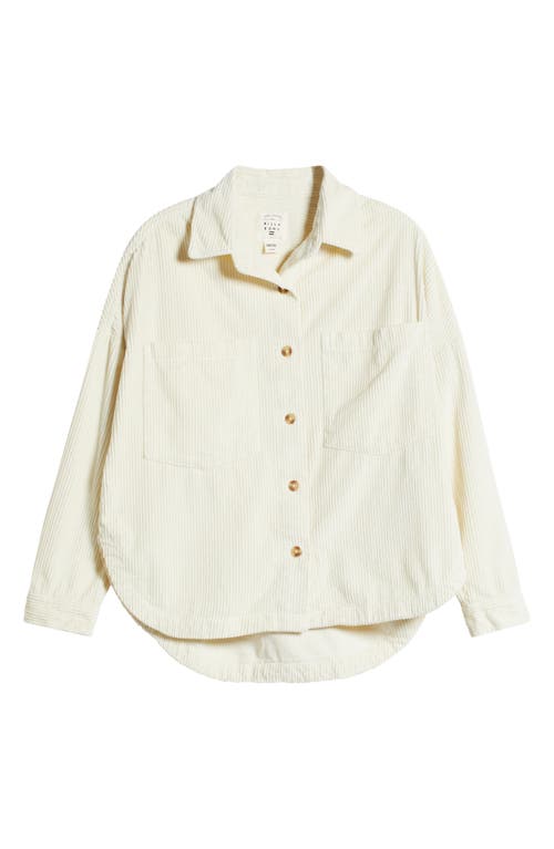 BILLABONG BILLABONG STOKED ON YOU COTTON CORDUROY BUTTON-UP SHIRT 