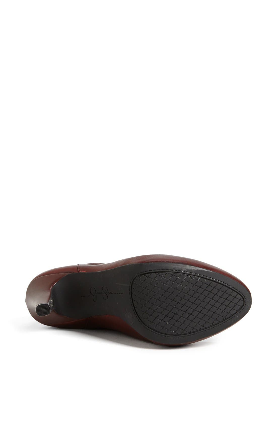 'Aggie' Boot, Alternate, color, WINE