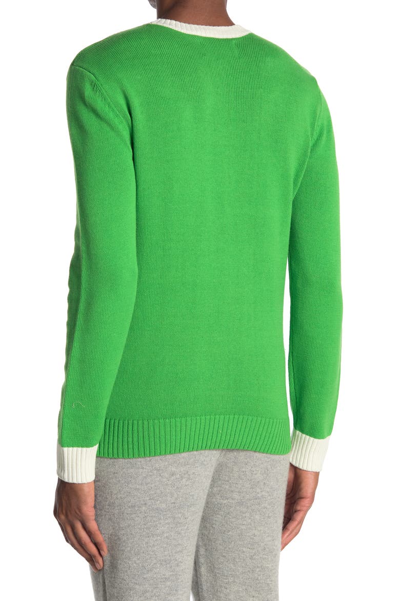 Elf Suit Sweater, Alternate, color, EMERALD