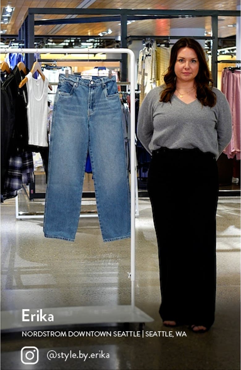 Cowboy Pointed Pocket High Waist Straight Leg Jeans, sales video thumbnail