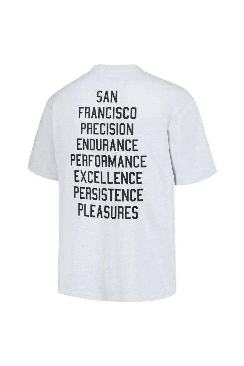 Men's PLEASURES  White San Francisco Giants Precision T-Shirt, Alternate, color, White