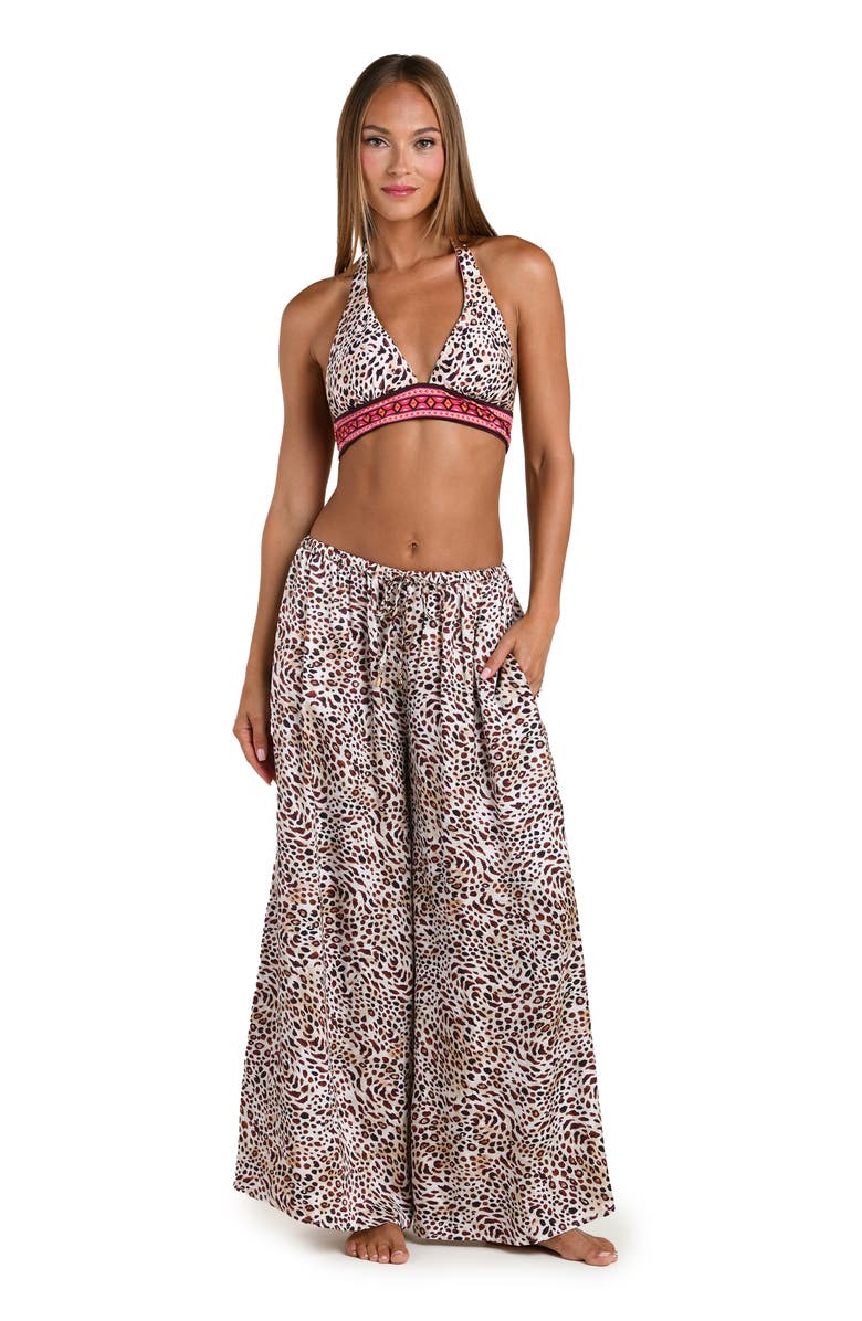 Sunshine 79 Paradise Heat Beach Cover-Up Pants, Alternate, color, Multi