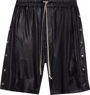 Rick Owens DRKSHDW Wide Pusher Liquid Jersey Shorts