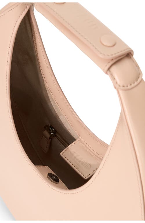 Staud Moon Leather Top Handle Tote In Pink