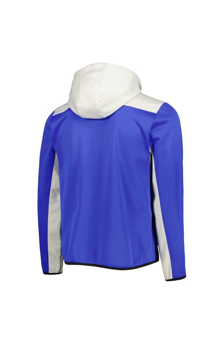 New Era Men's New Era Royal Los Angeles Rams Combine Authentic Hard Hitter Pullover Hoodie, Alternate, color, Royal