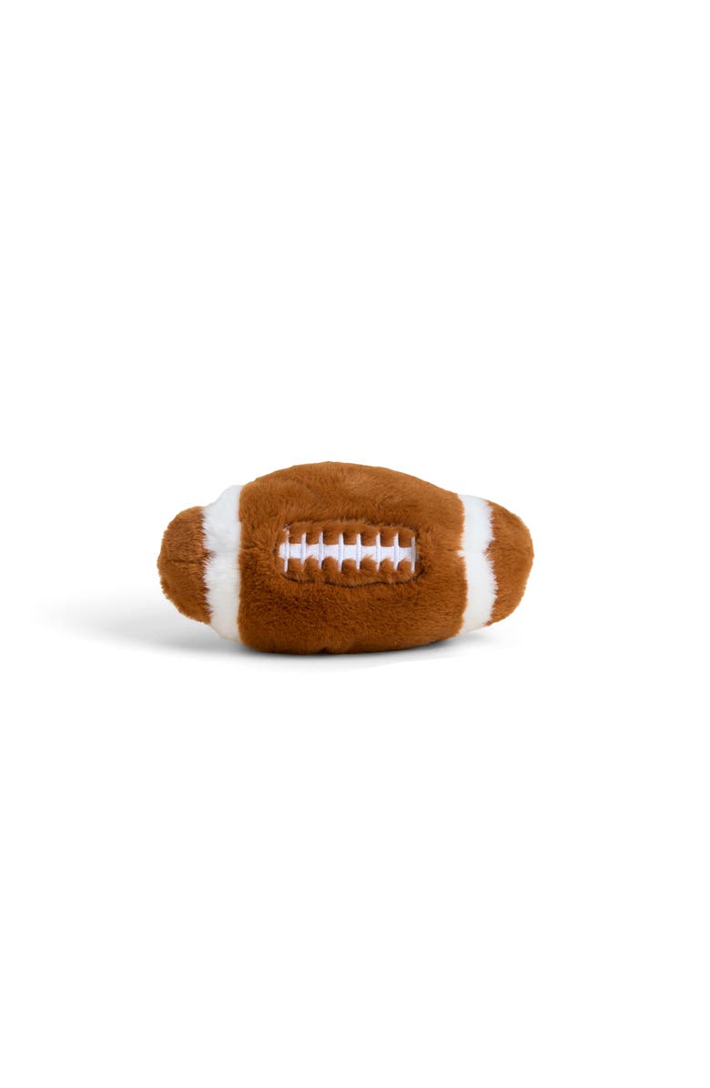 Warmies Football Junior Plush Toy, Main, color, Dark Brown