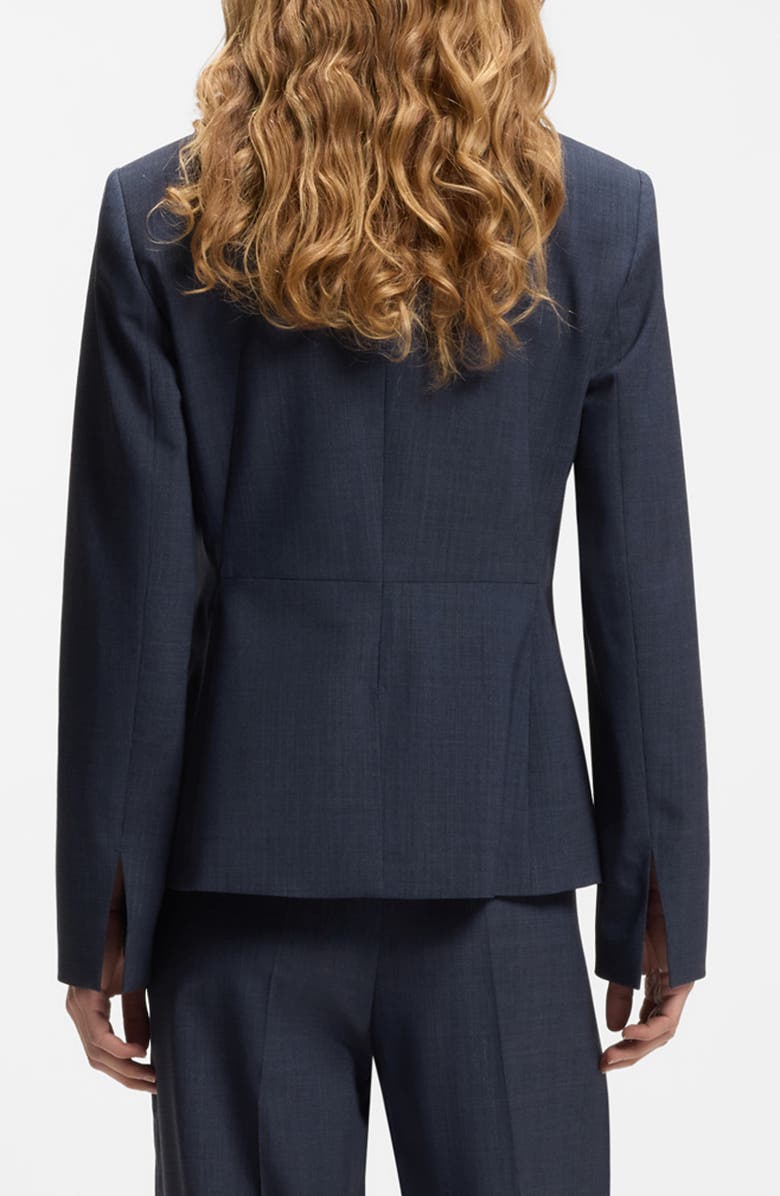 BOSS Jia Wool Jacket, Alternate, color, Sky Captain