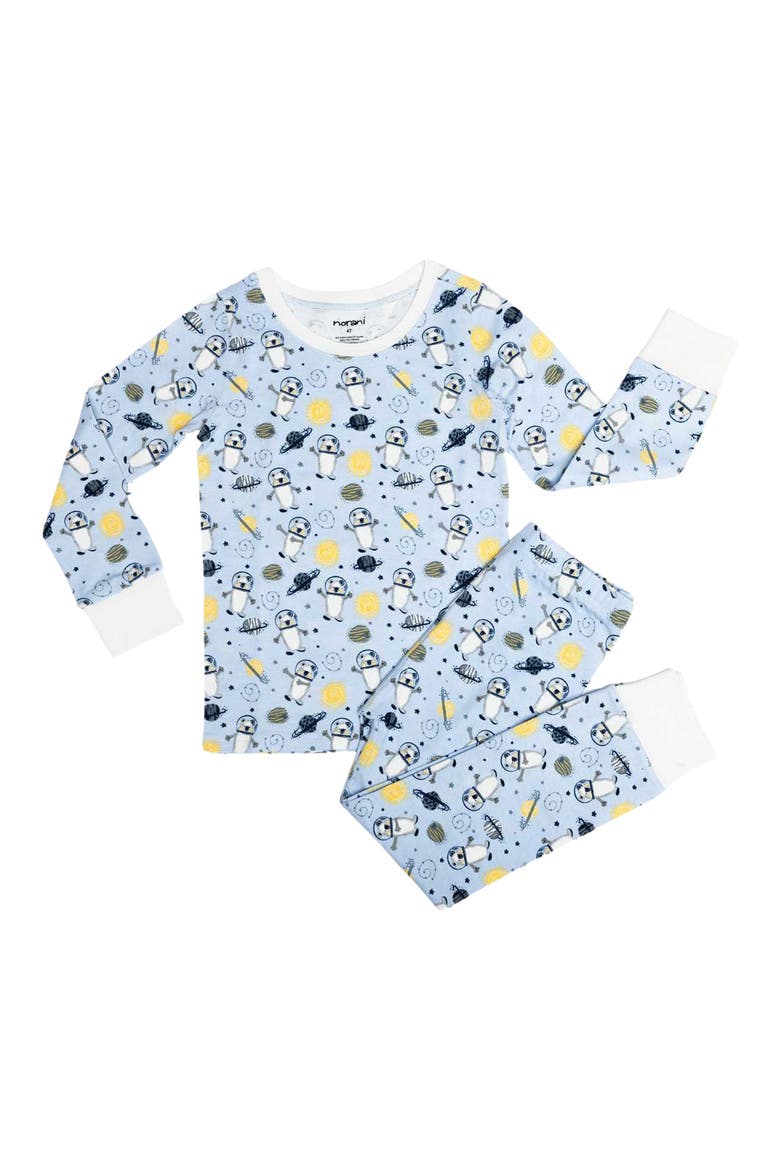 Kids Organic Two-Piece Pajama Set, Main, color, LIGHT BLUE