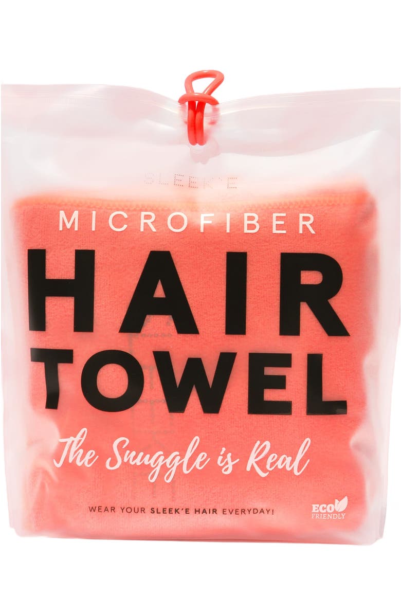 SLEEKE HAIR Microfiber Hair Towel, Alternate, color, Sand