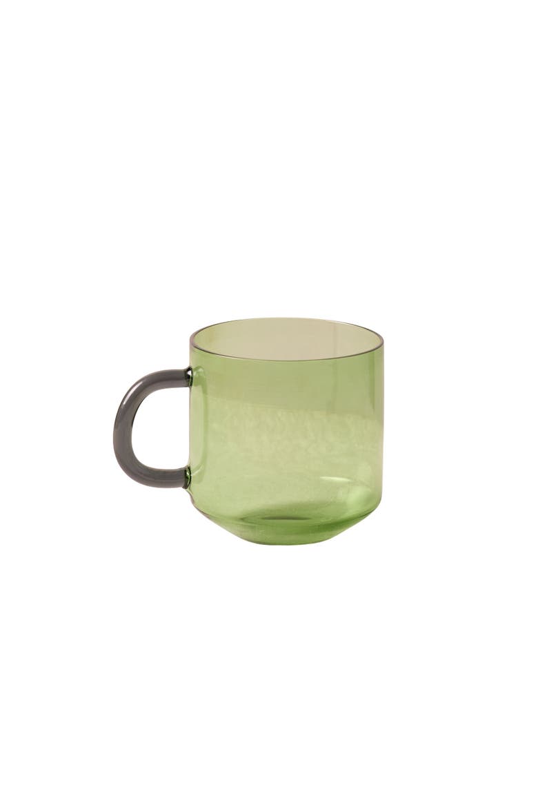 Niko Glass Mug, Main, color, Green