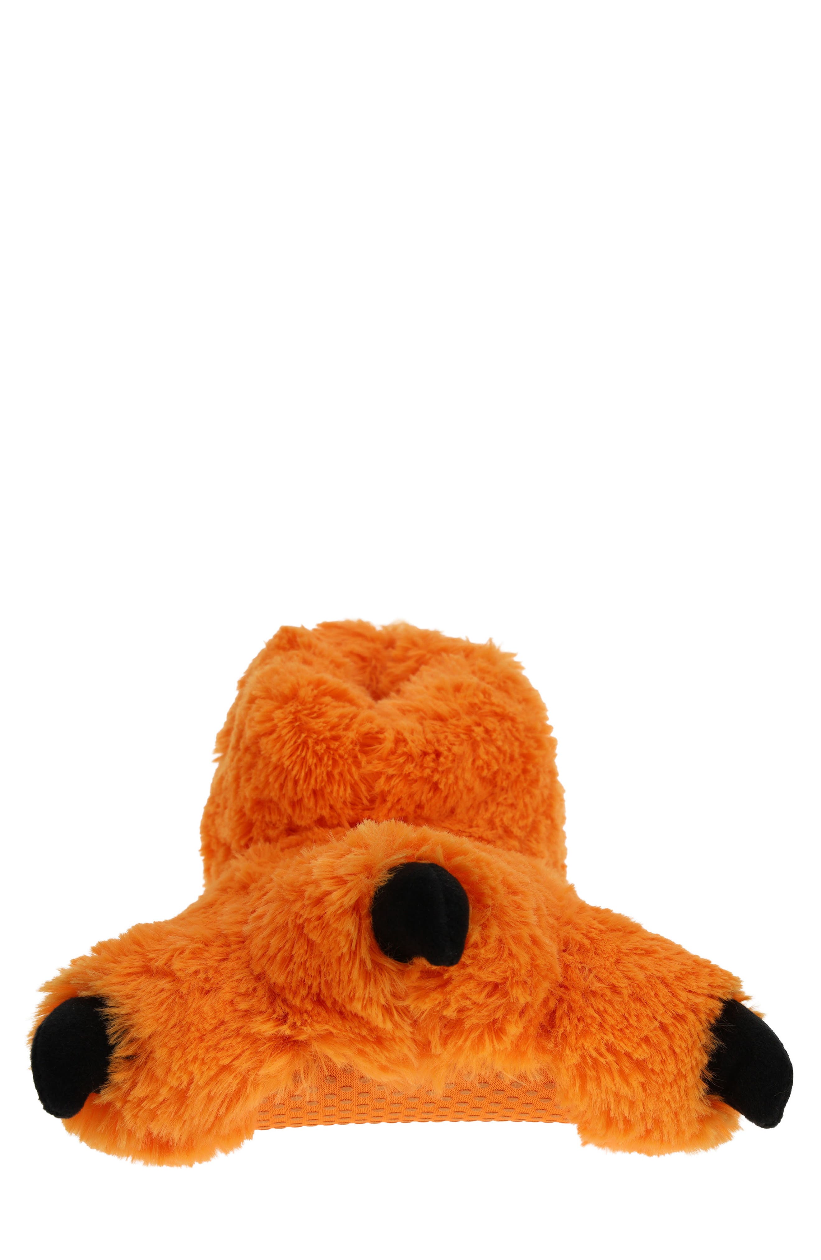 SG Footwear Plush Duck Foot Slipper, Alternate, color, Orange