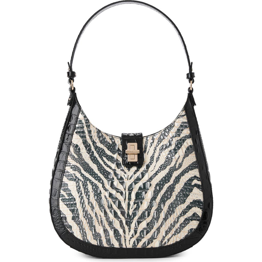 Brahmin Fallon Shoulder Bag In Animal Print