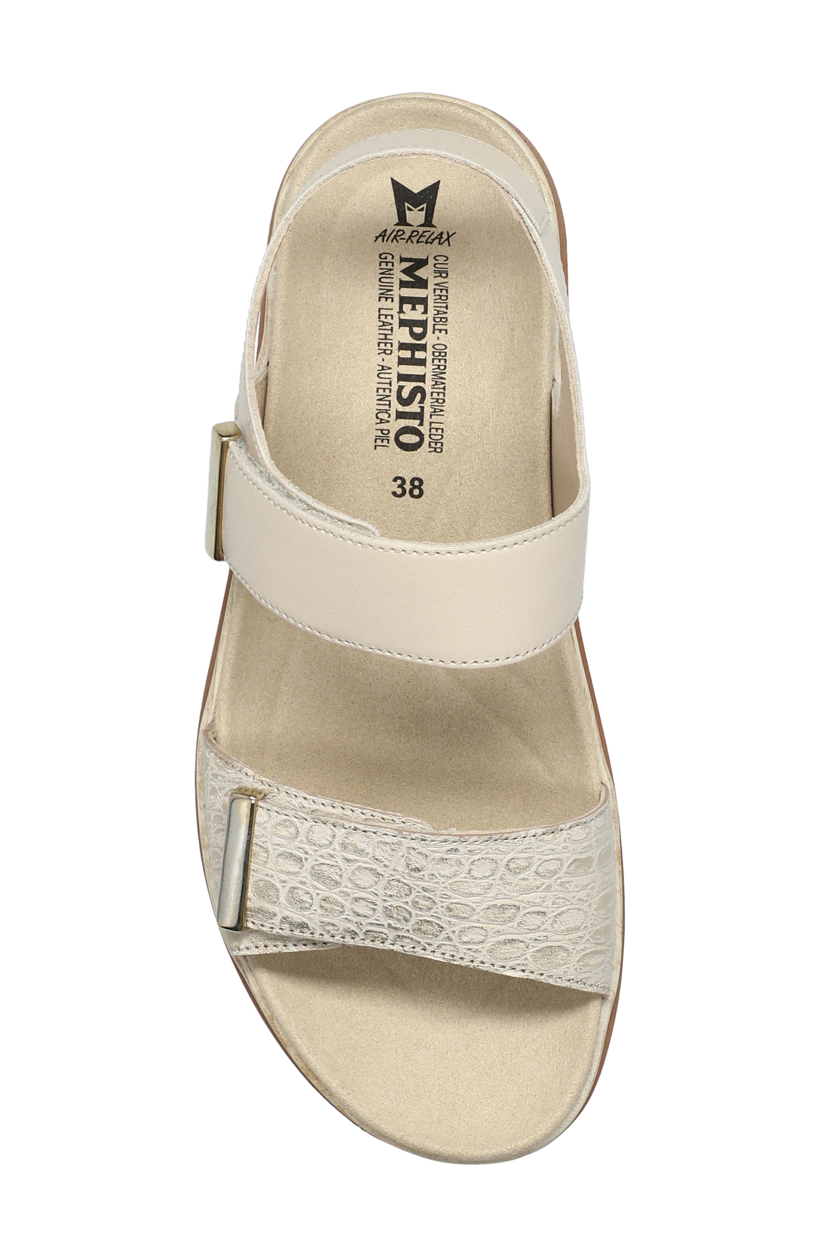 Mephisto Dominica Platform Sandal, Alternate, color, Light Sand