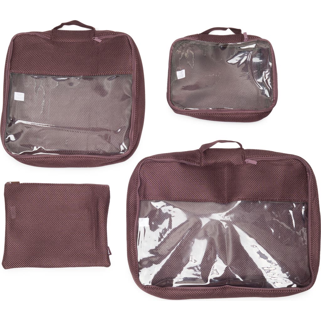 Mytagalongs Set Of 4 Packing Pods In Brown