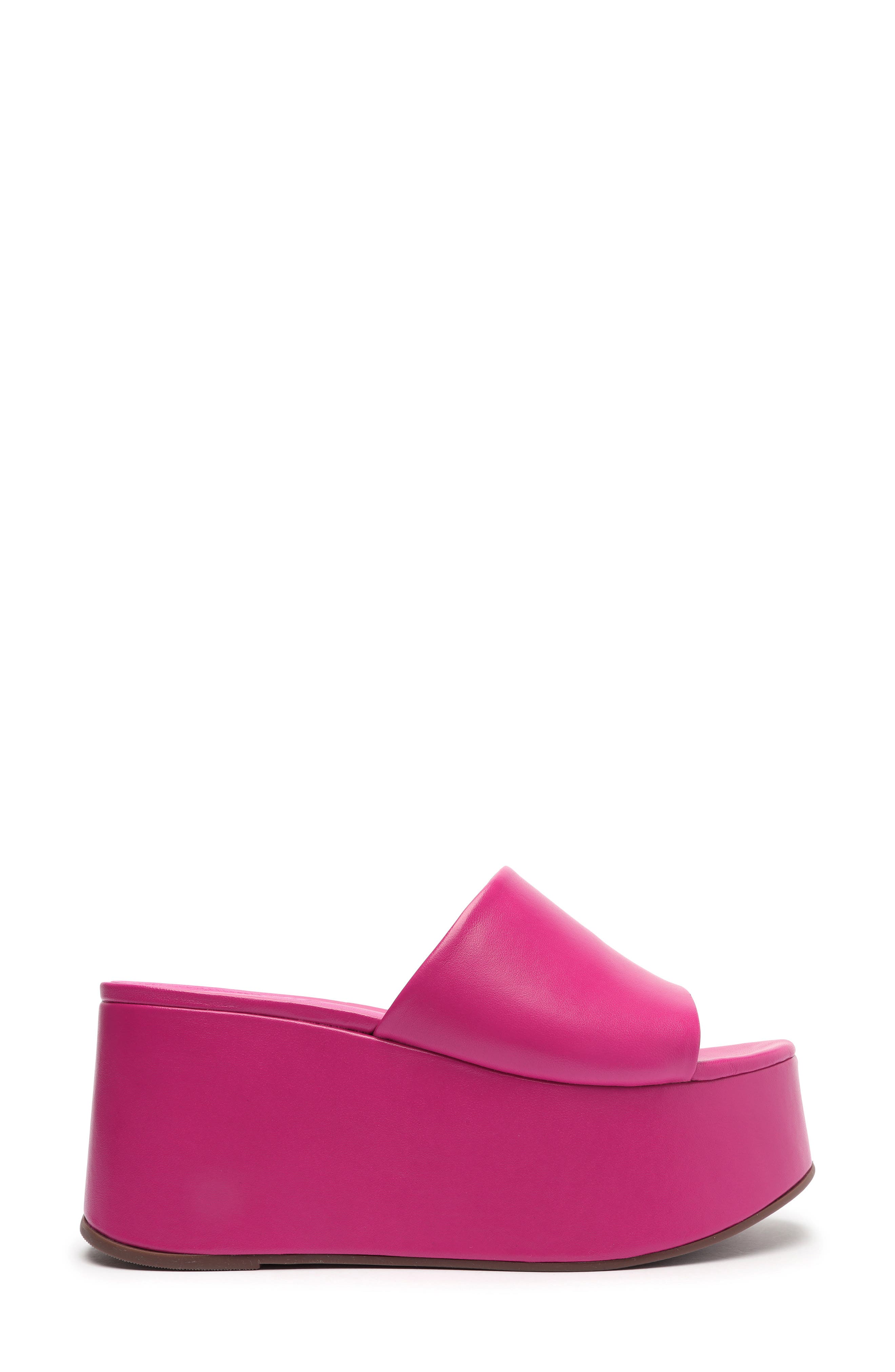 Marih Platform Wedge Sandal, Alternate, color, HOT PINK