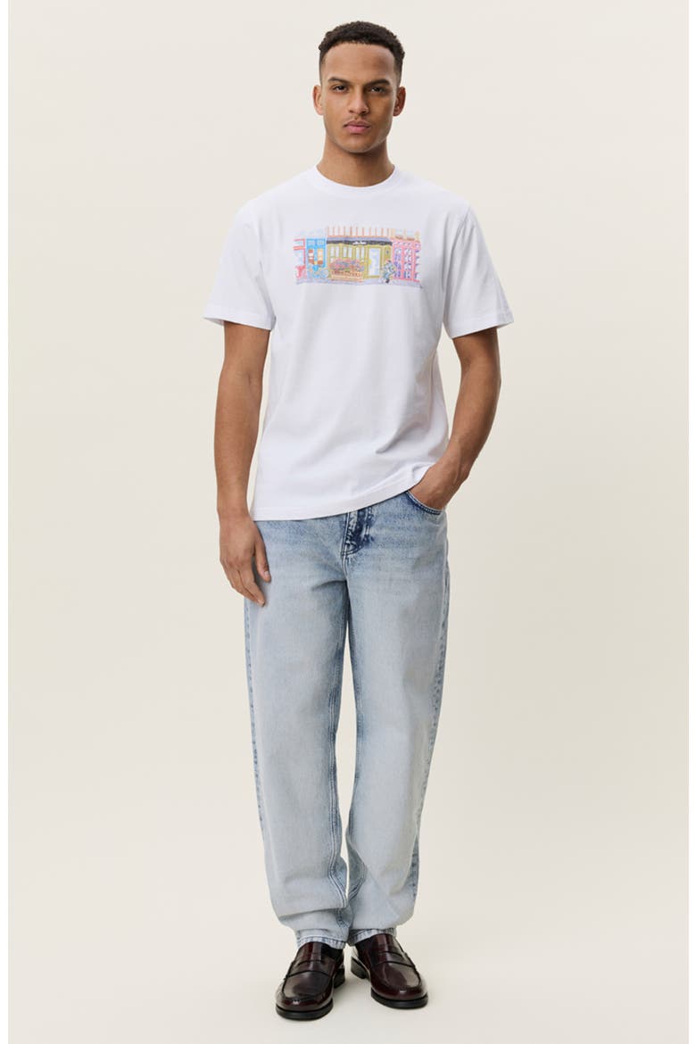 Market Graphic T-Shirt, Alternate, color, WHITE