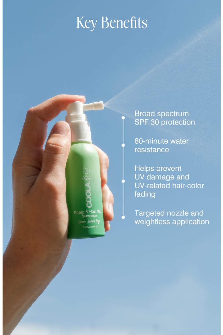 Suncare Ocean Salt & Sage Scalp & Hair Mist SPF 30, Alternate, color, NO COLOR