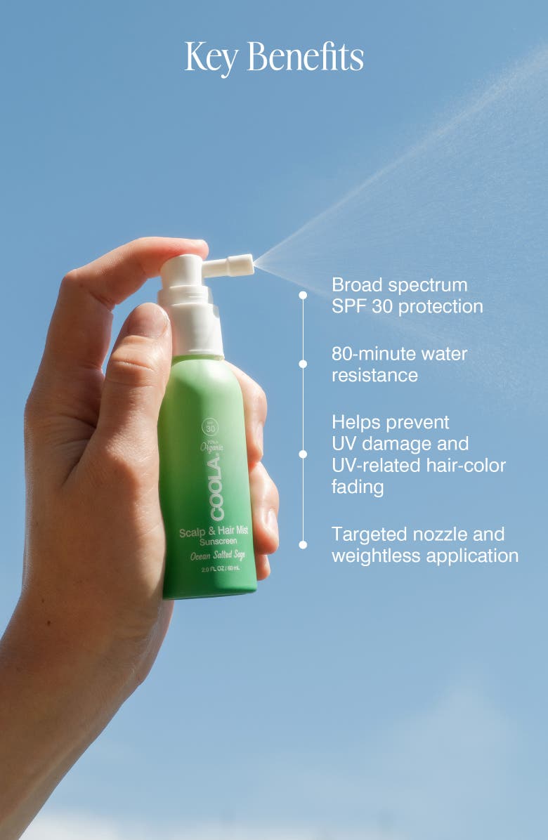 COOLA<sup>®</sup> Suncare Ocean Salt & Sage Scalp & Hair Mist SPF 30, Alternate, color,