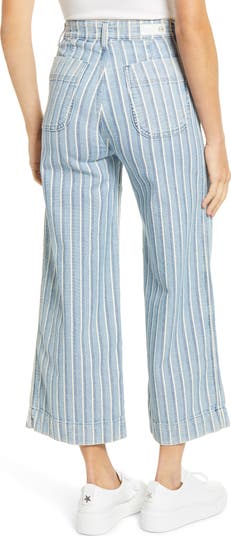 Rosie High Waist Crop Wide Leg Jeans