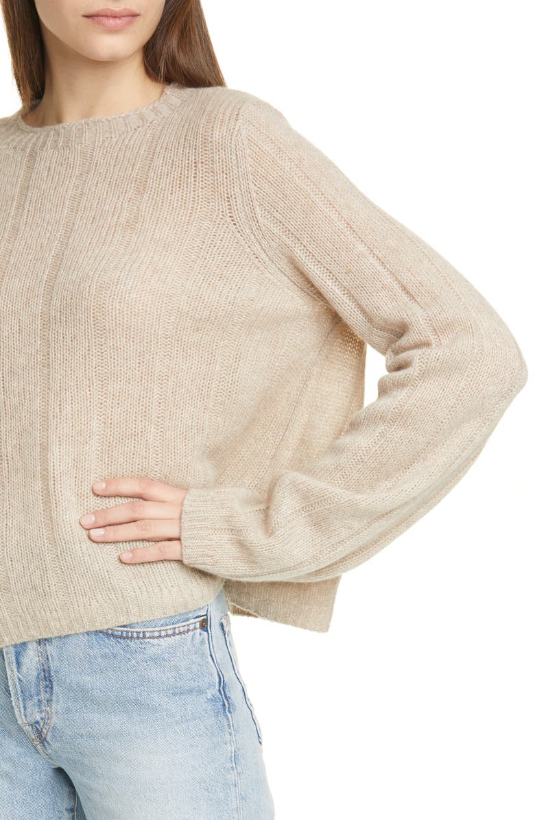 Khaite Nelley Ribbed Cashmere Sweater, Alternate, color, 