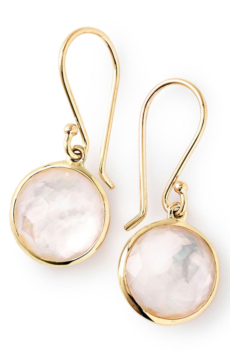 Ippolita Rock Candy Lollipop Mini Drop Earrings, Main, color, Yellow Gold