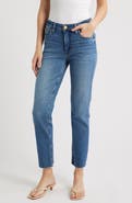 KUT from the Kloth Rachael Fab Ab Raw Hem High Waist Crop Mom Jeans