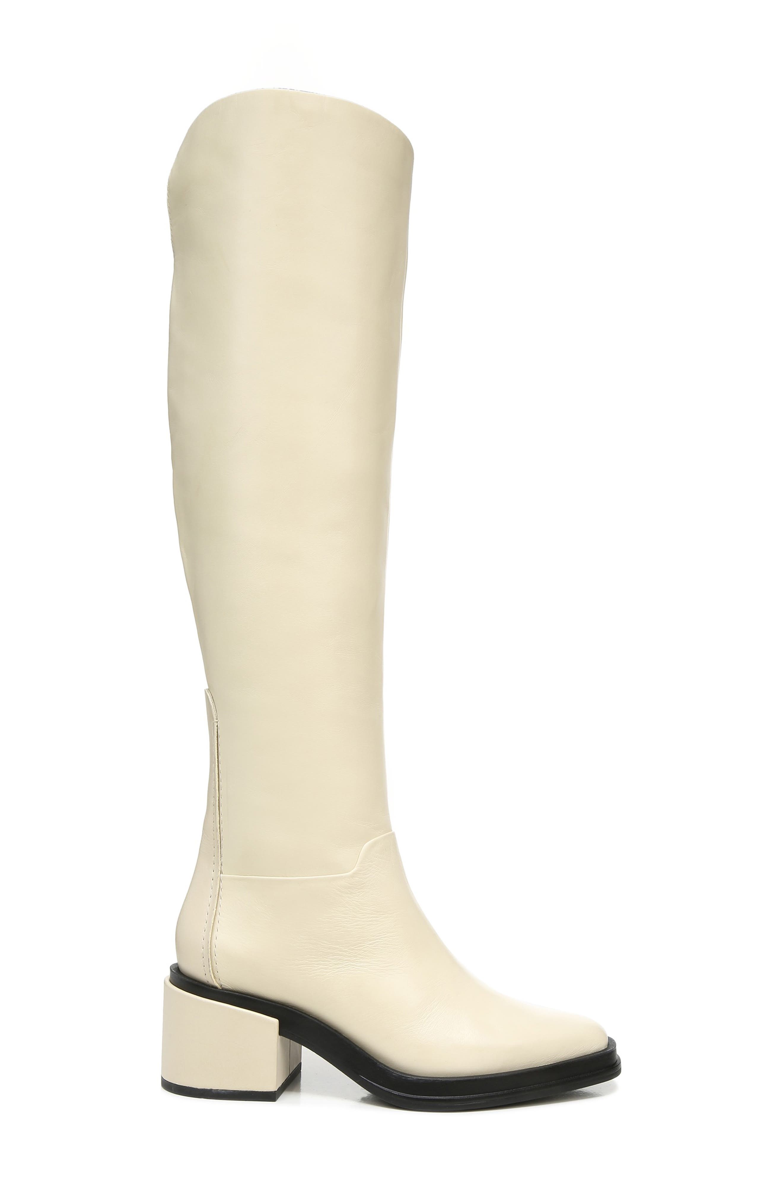 Dorica Knee High Boot, Alternate, color, CREAM