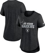 Nike Women's Nike Heather Black Las Vegas Raiders Local Fashion Tri-Blend T-Shirt